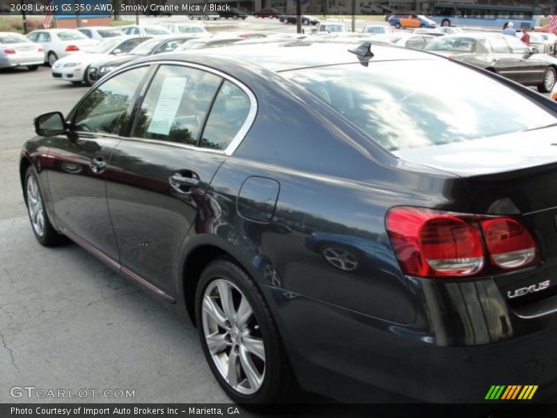 Smoky Granite Mica / Black 2008 Lexus GS 350 AWD