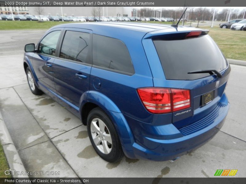 Deep Water Blue Pearl / Dark Slate Gray/Light Graystone 2009 Dodge Journey SXT
