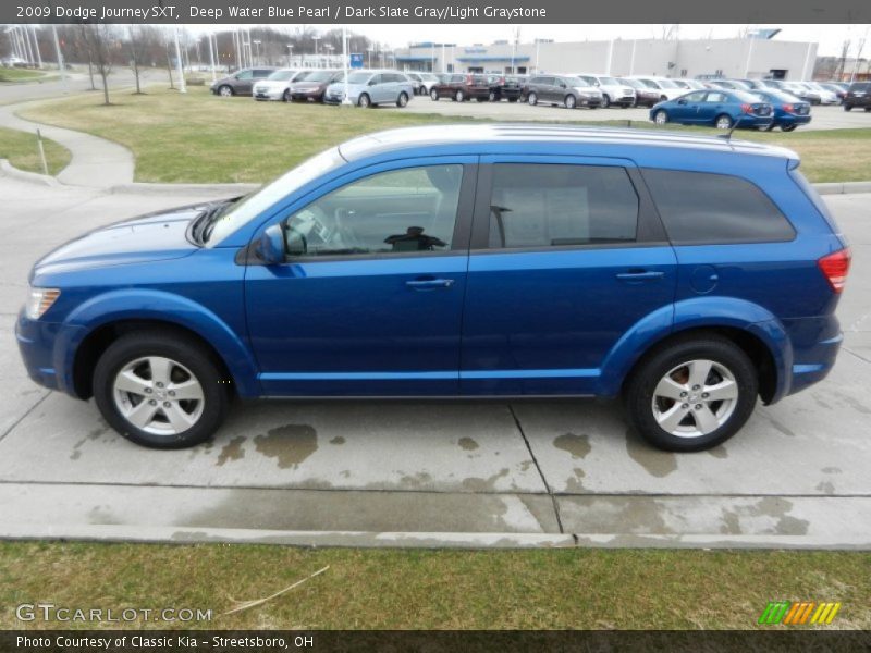 Deep Water Blue Pearl / Dark Slate Gray/Light Graystone 2009 Dodge Journey SXT