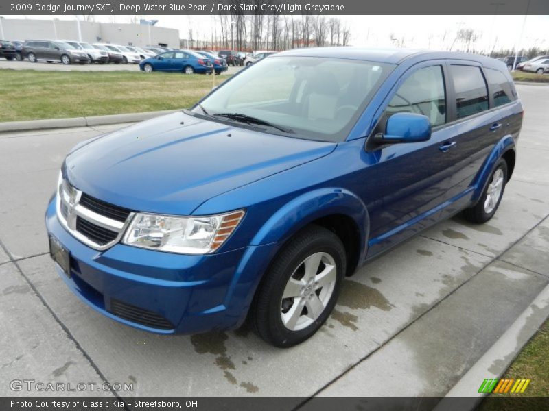 Deep Water Blue Pearl / Dark Slate Gray/Light Graystone 2009 Dodge Journey SXT