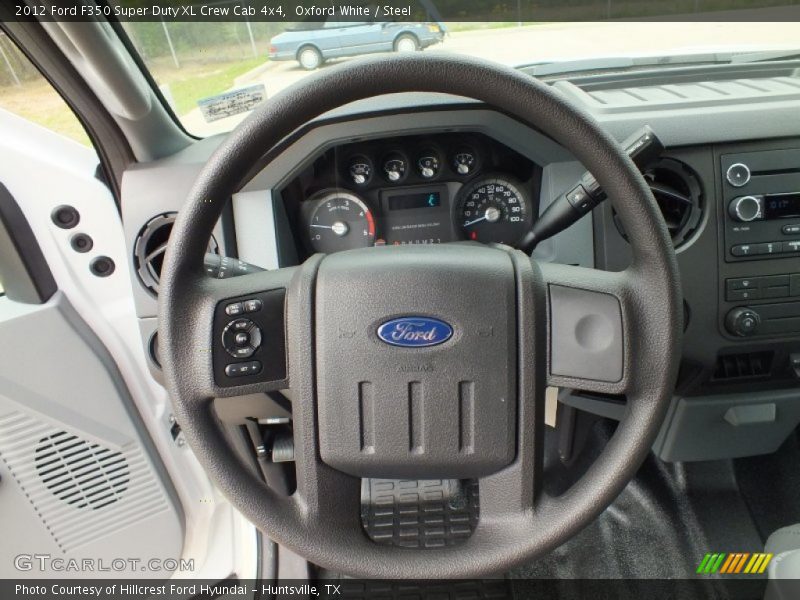 Oxford White / Steel 2012 Ford F350 Super Duty XL Crew Cab 4x4