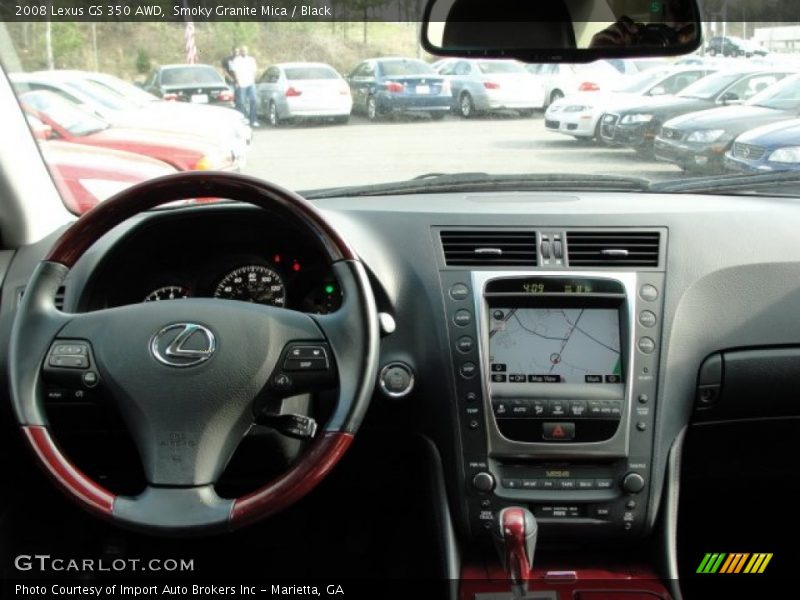 Smoky Granite Mica / Black 2008 Lexus GS 350 AWD