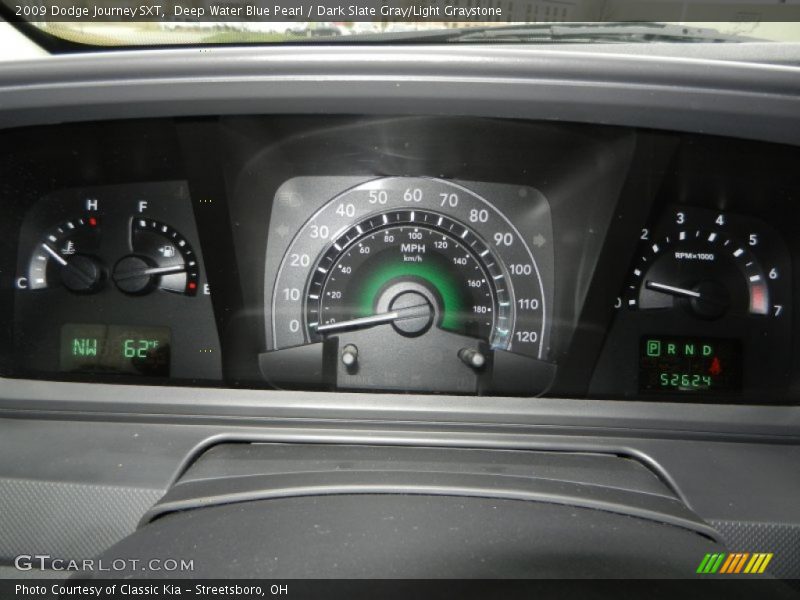 Deep Water Blue Pearl / Dark Slate Gray/Light Graystone 2009 Dodge Journey SXT