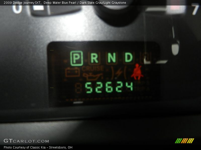 Deep Water Blue Pearl / Dark Slate Gray/Light Graystone 2009 Dodge Journey SXT