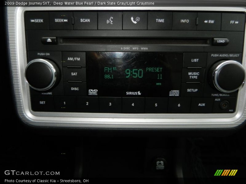 Deep Water Blue Pearl / Dark Slate Gray/Light Graystone 2009 Dodge Journey SXT