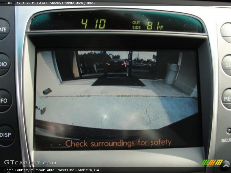 Smoky Granite Mica / Black 2008 Lexus GS 350 AWD