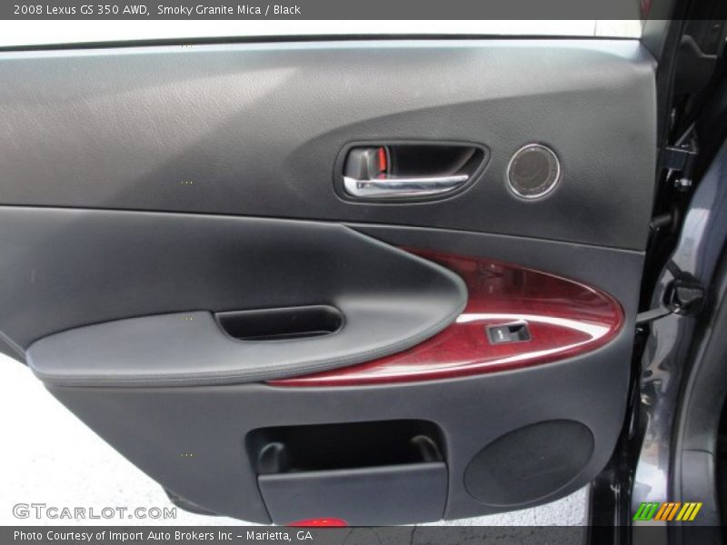 Smoky Granite Mica / Black 2008 Lexus GS 350 AWD