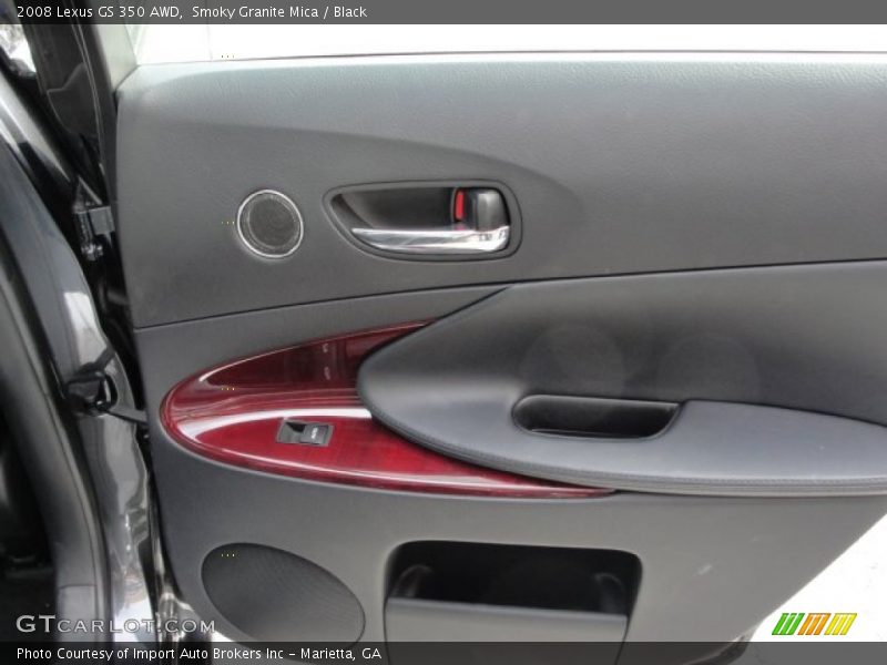 Smoky Granite Mica / Black 2008 Lexus GS 350 AWD