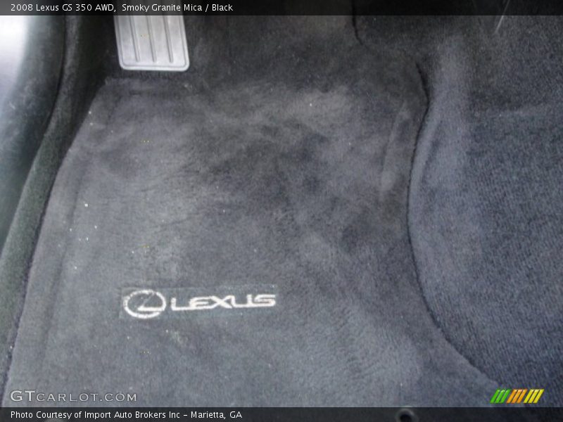 Smoky Granite Mica / Black 2008 Lexus GS 350 AWD