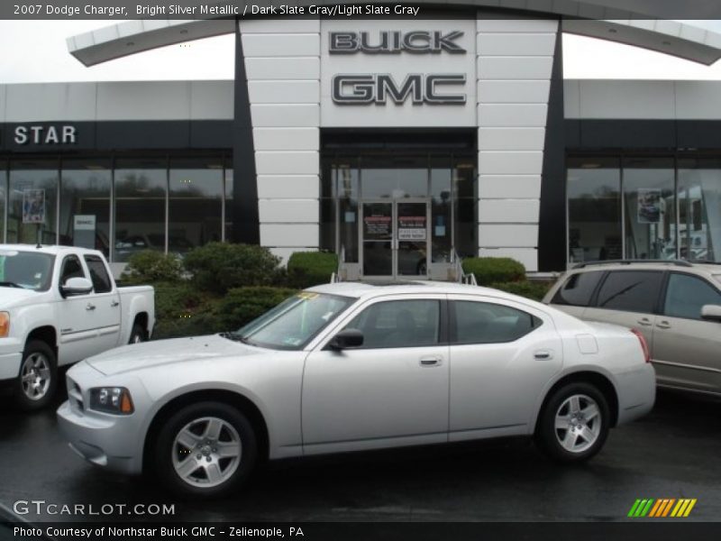 Bright Silver Metallic / Dark Slate Gray/Light Slate Gray 2007 Dodge Charger