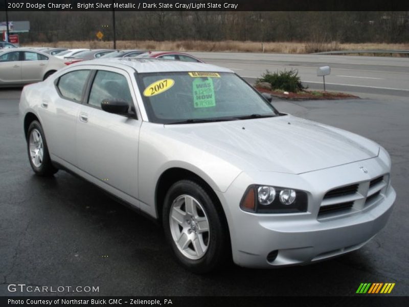 Bright Silver Metallic / Dark Slate Gray/Light Slate Gray 2007 Dodge Charger