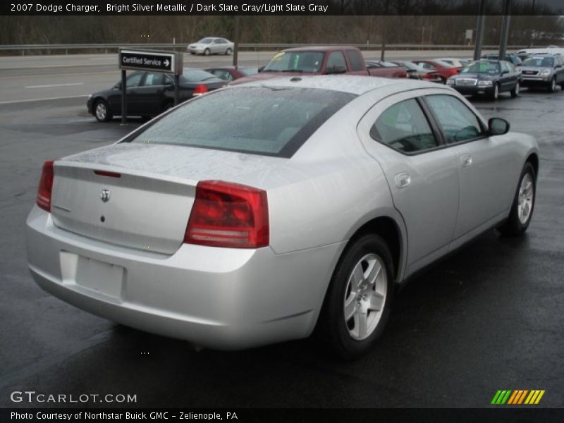 Bright Silver Metallic / Dark Slate Gray/Light Slate Gray 2007 Dodge Charger