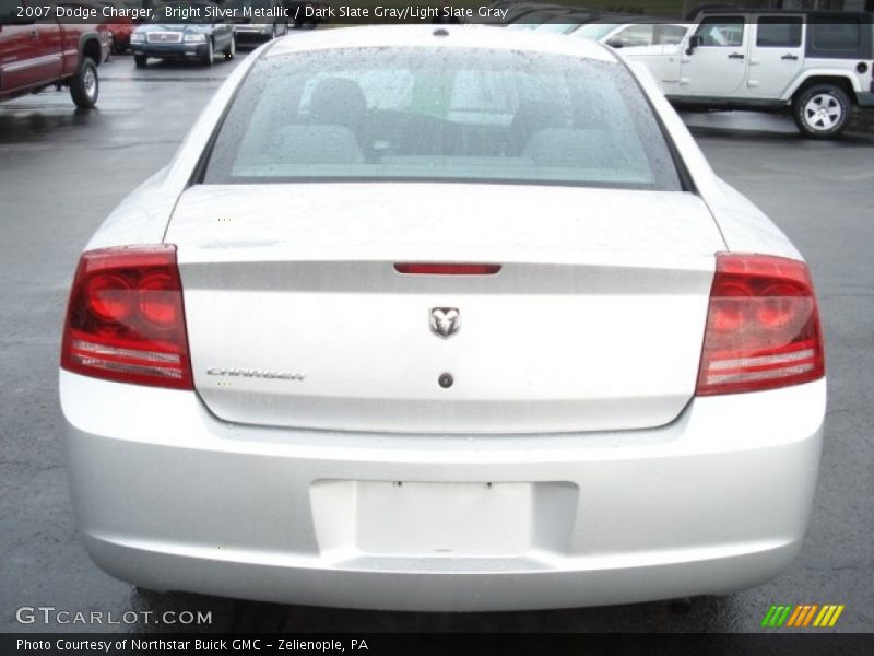 Bright Silver Metallic / Dark Slate Gray/Light Slate Gray 2007 Dodge Charger