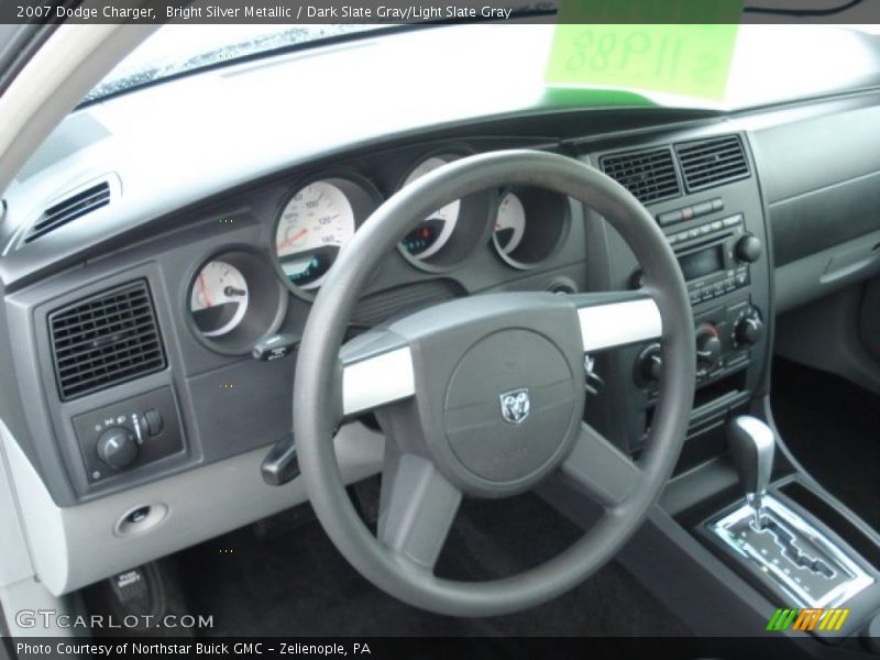 Bright Silver Metallic / Dark Slate Gray/Light Slate Gray 2007 Dodge Charger