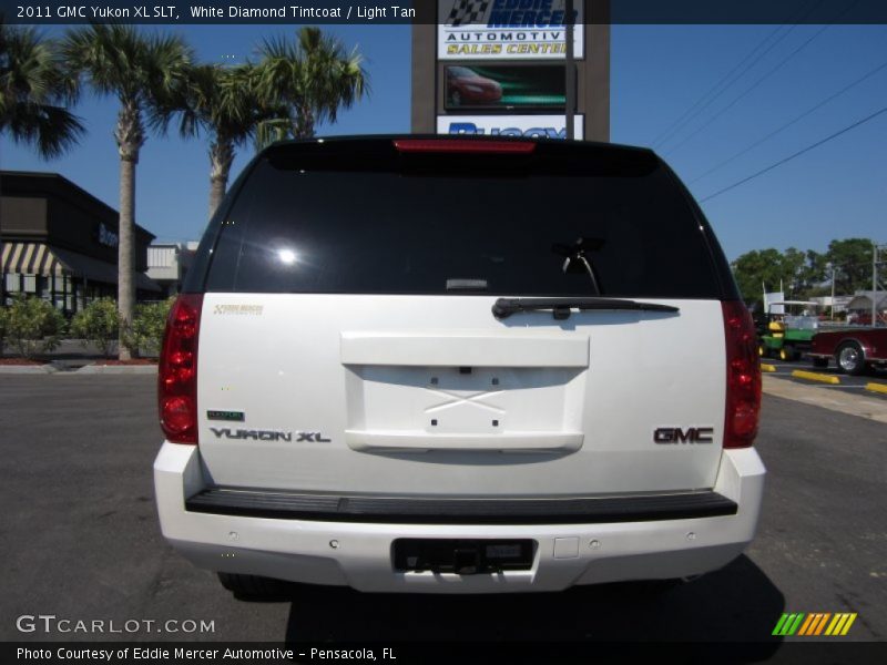 White Diamond Tintcoat / Light Tan 2011 GMC Yukon XL SLT
