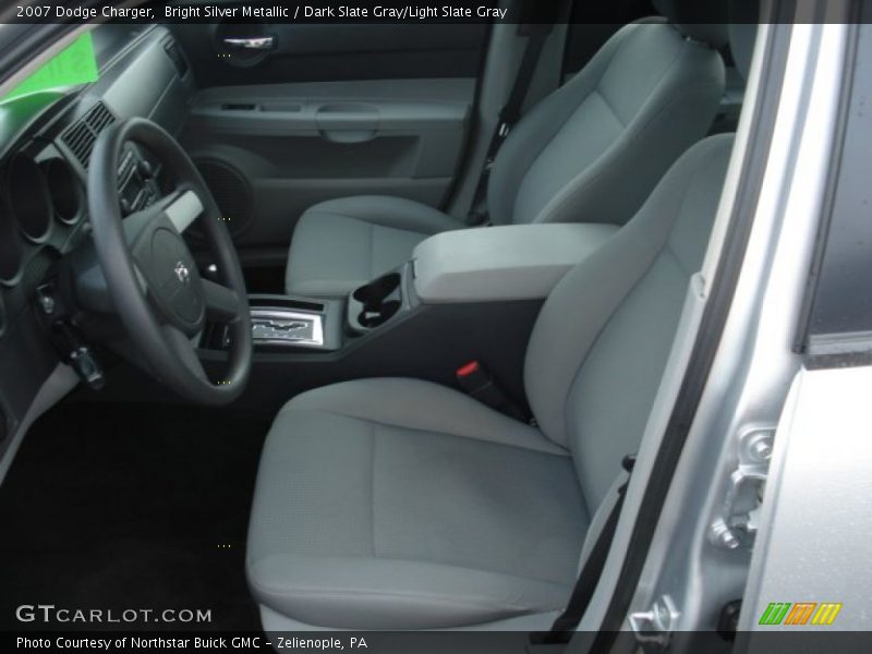 Bright Silver Metallic / Dark Slate Gray/Light Slate Gray 2007 Dodge Charger