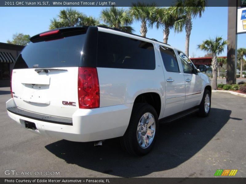 White Diamond Tintcoat / Light Tan 2011 GMC Yukon XL SLT