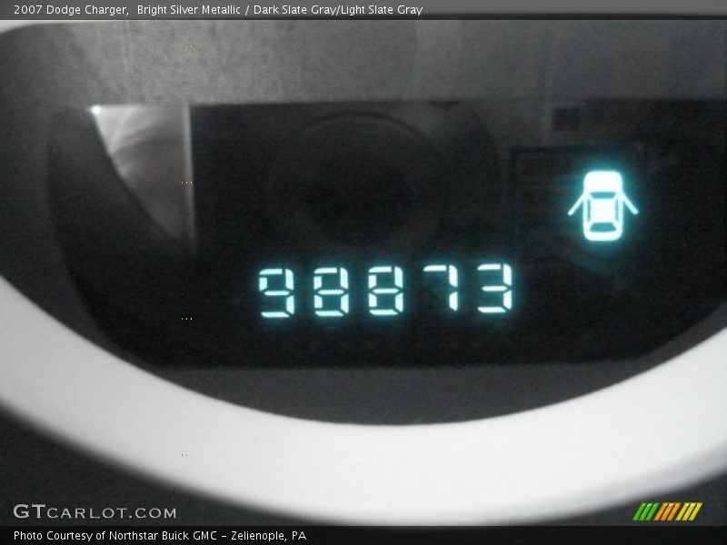 Bright Silver Metallic / Dark Slate Gray/Light Slate Gray 2007 Dodge Charger