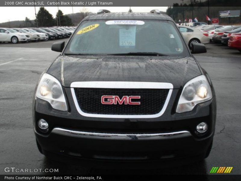 Carbon Black Metallic / Light Titanium 2008 GMC Acadia SLE