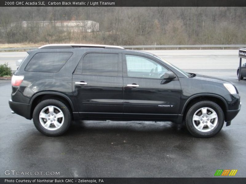 Carbon Black Metallic / Light Titanium 2008 GMC Acadia SLE