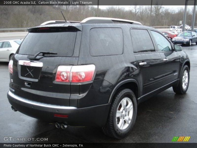 Carbon Black Metallic / Light Titanium 2008 GMC Acadia SLE