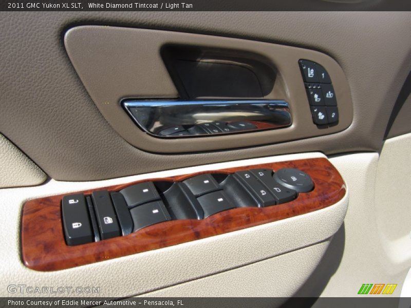 White Diamond Tintcoat / Light Tan 2011 GMC Yukon XL SLT