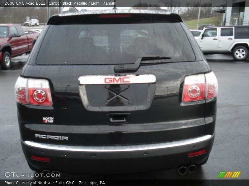 Carbon Black Metallic / Light Titanium 2008 GMC Acadia SLE