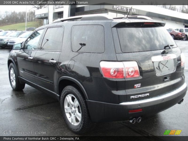 Carbon Black Metallic / Light Titanium 2008 GMC Acadia SLE