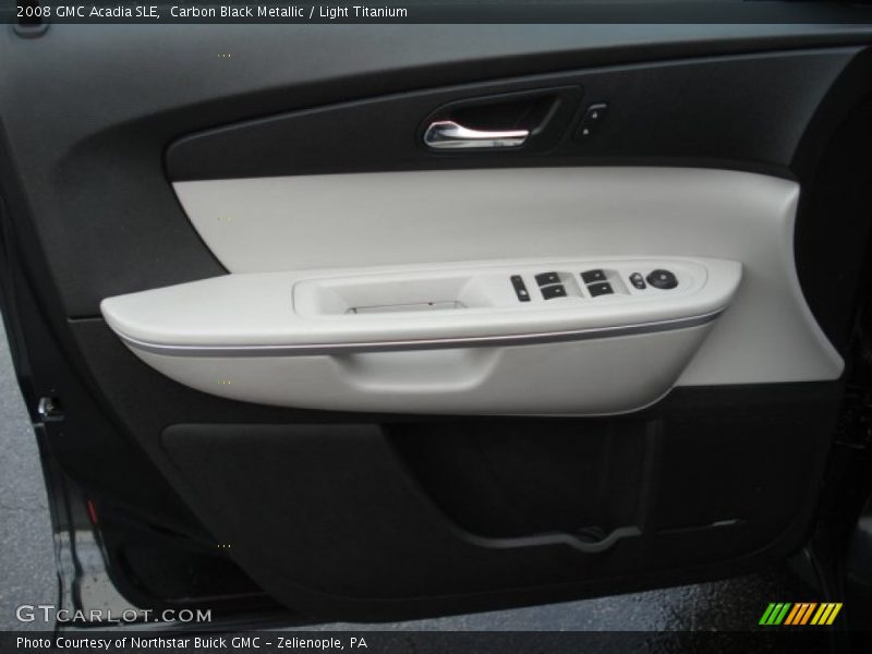 Carbon Black Metallic / Light Titanium 2008 GMC Acadia SLE