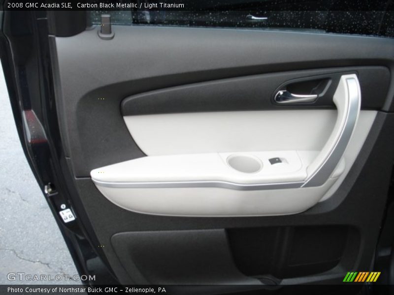 Carbon Black Metallic / Light Titanium 2008 GMC Acadia SLE