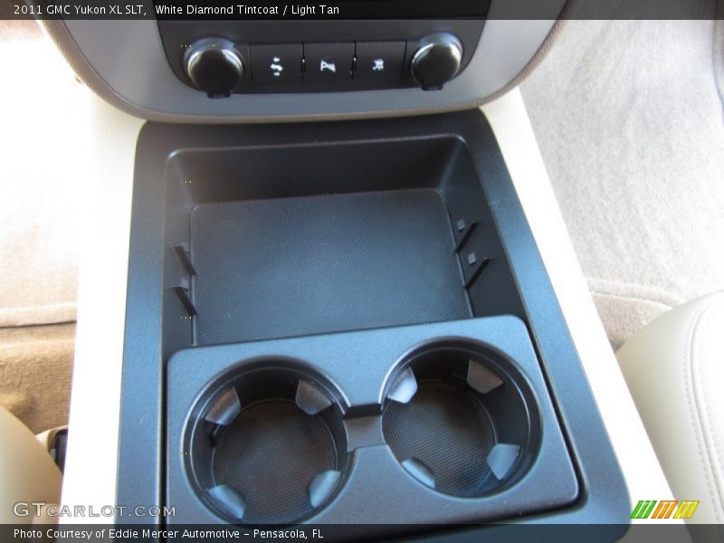 White Diamond Tintcoat / Light Tan 2011 GMC Yukon XL SLT