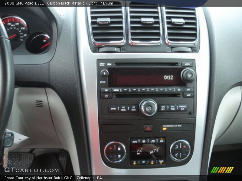 Carbon Black Metallic / Light Titanium 2008 GMC Acadia SLE