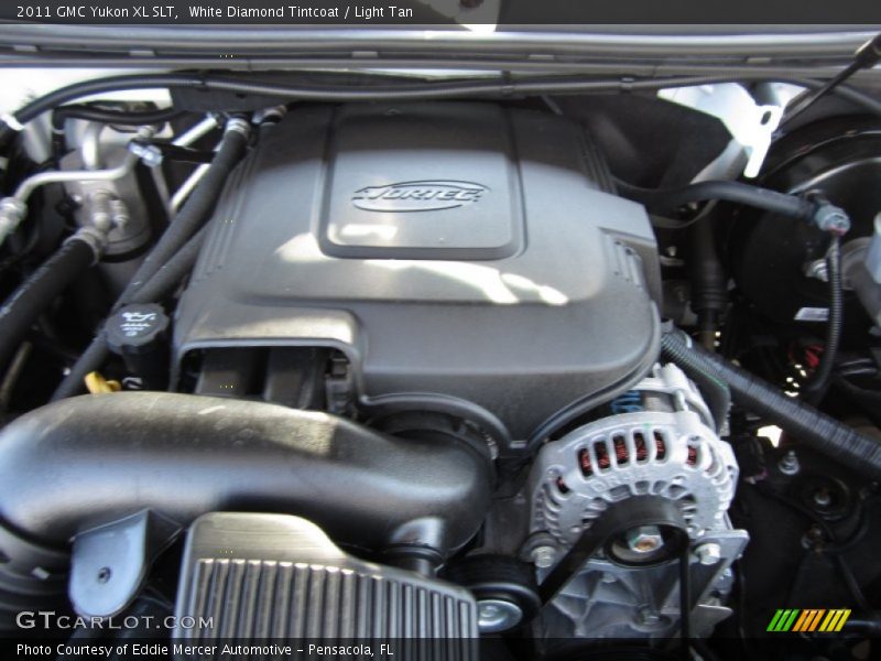 White Diamond Tintcoat / Light Tan 2011 GMC Yukon XL SLT