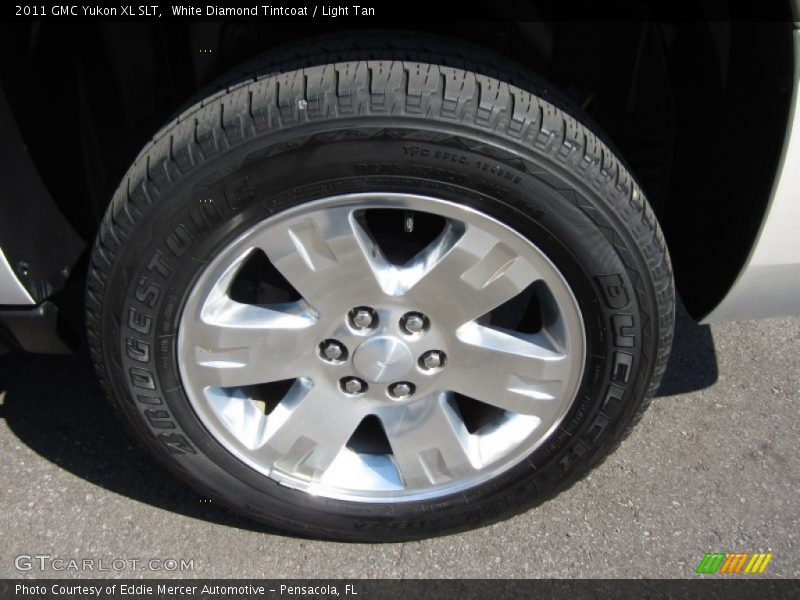 White Diamond Tintcoat / Light Tan 2011 GMC Yukon XL SLT
