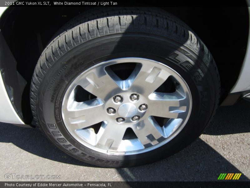 White Diamond Tintcoat / Light Tan 2011 GMC Yukon XL SLT