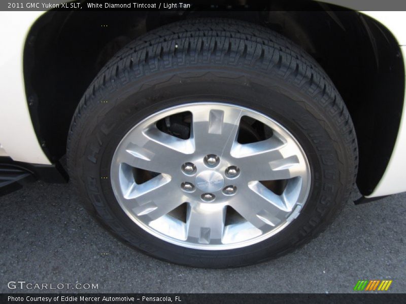 White Diamond Tintcoat / Light Tan 2011 GMC Yukon XL SLT
