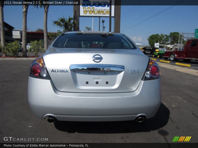 Brilliant Silver / Charcoal 2011 Nissan Altima 2.5 S