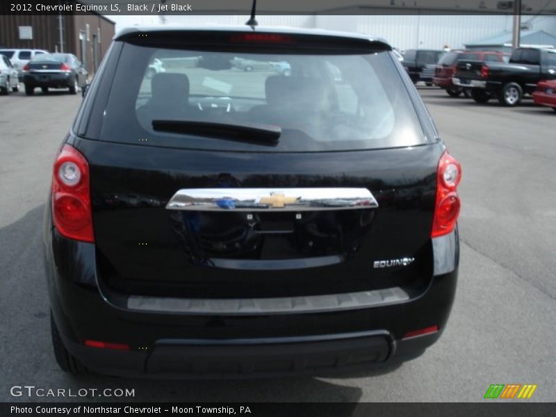 Black / Jet Black 2012 Chevrolet Equinox LS
