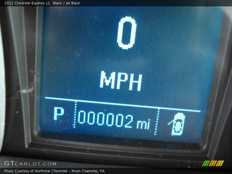 Black / Jet Black 2012 Chevrolet Equinox LS