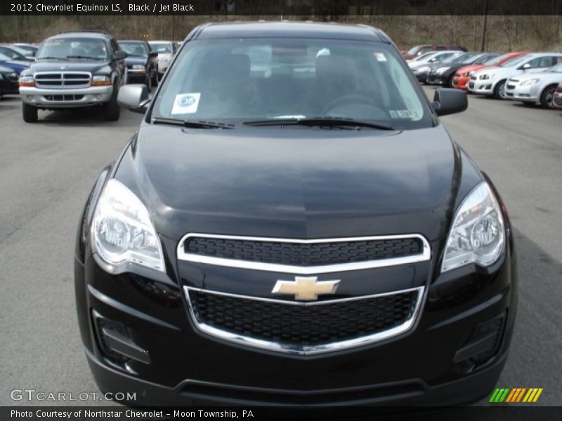 Black / Jet Black 2012 Chevrolet Equinox LS