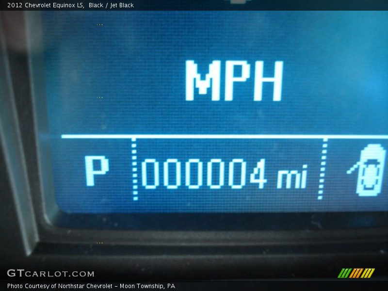 Black / Jet Black 2012 Chevrolet Equinox LS