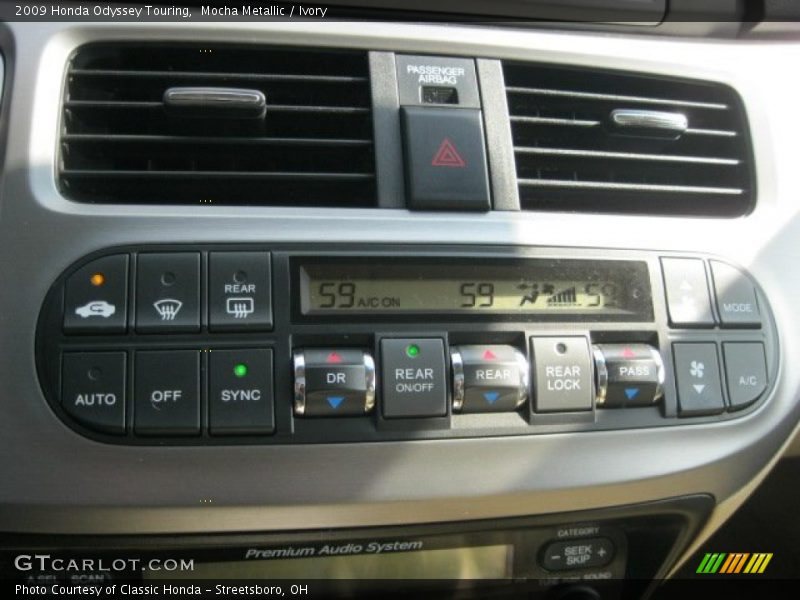 Mocha Metallic / Ivory 2009 Honda Odyssey Touring