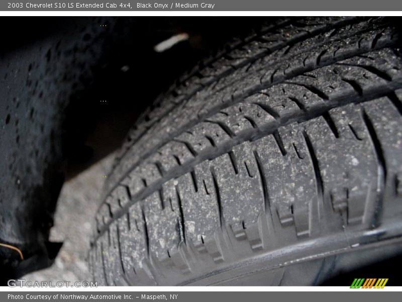 Black Onyx / Medium Gray 2003 Chevrolet S10 LS Extended Cab 4x4