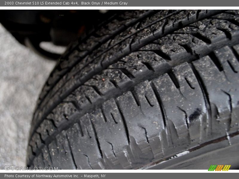 Black Onyx / Medium Gray 2003 Chevrolet S10 LS Extended Cab 4x4