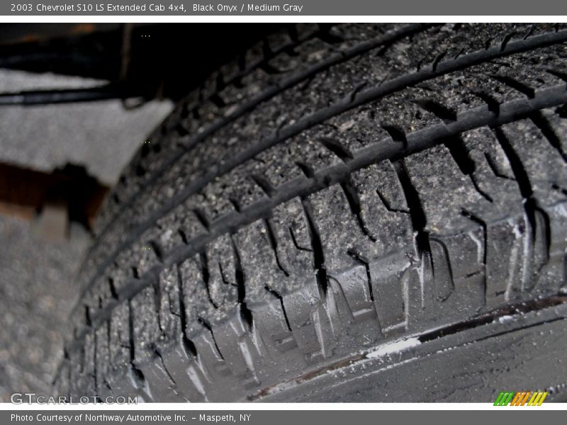 Black Onyx / Medium Gray 2003 Chevrolet S10 LS Extended Cab 4x4