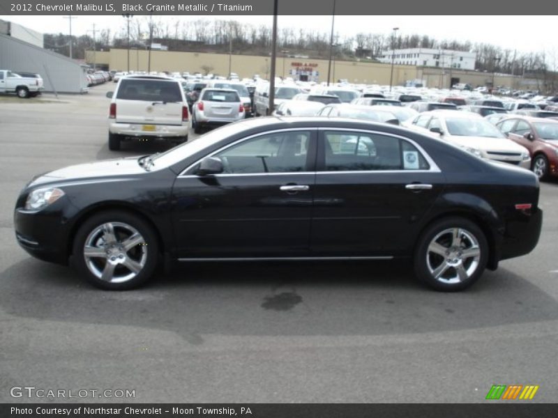 Black Granite Metallic / Titanium 2012 Chevrolet Malibu LS