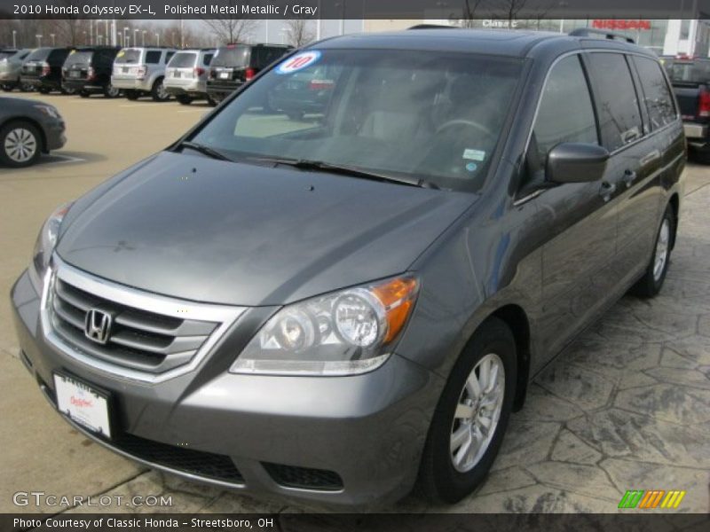 Polished Metal Metallic / Gray 2010 Honda Odyssey EX-L