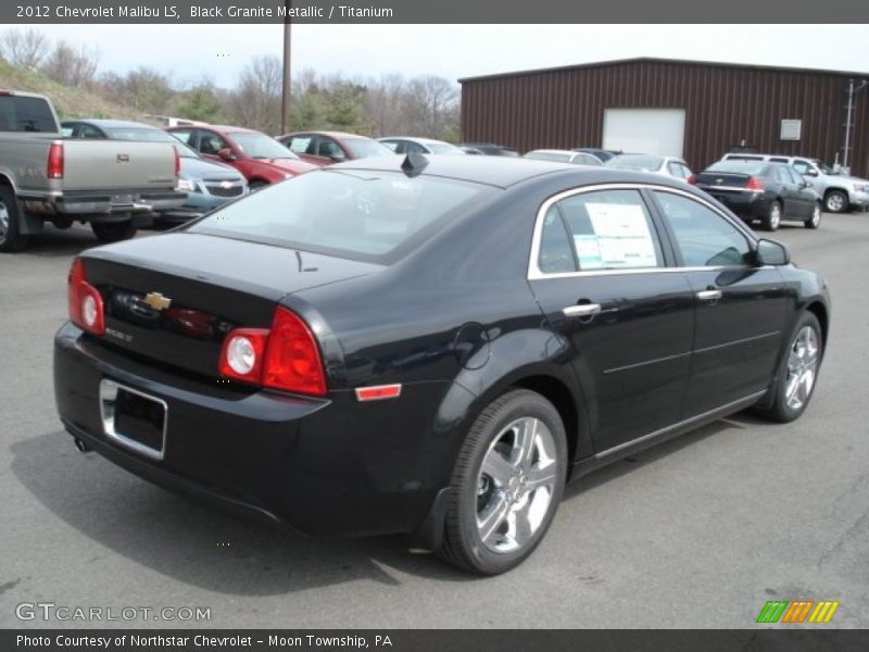 Black Granite Metallic / Titanium 2012 Chevrolet Malibu LS
