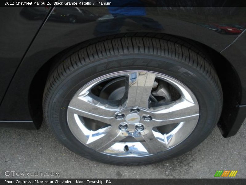 Black Granite Metallic / Titanium 2012 Chevrolet Malibu LS