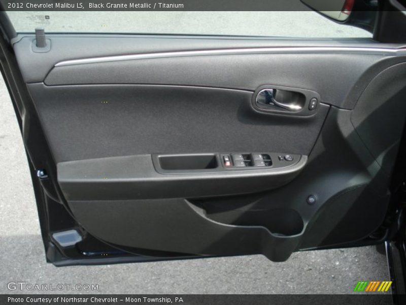 Black Granite Metallic / Titanium 2012 Chevrolet Malibu LS